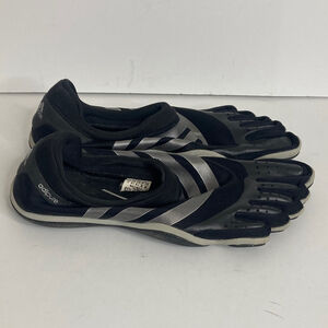 Adidas Adipure Trainers Mens US 11 Black Silver Barefoot Running Shoes V20554